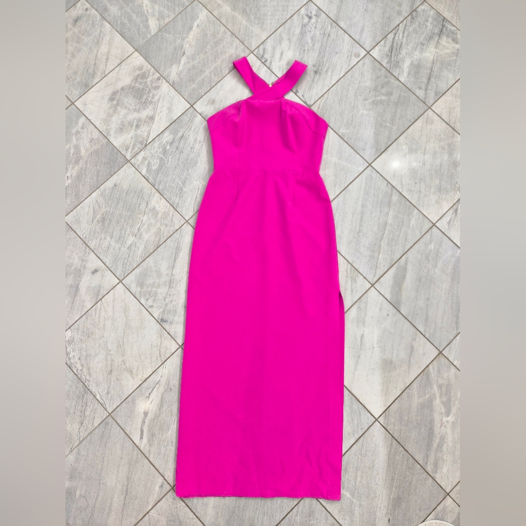Trina Turk Hot Pink Formal Dress, Size 10, Euc